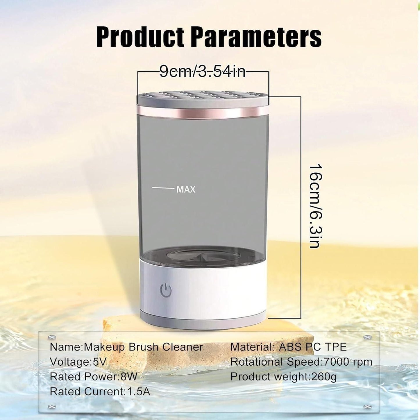Make Up Brush Cleaner,Electric Brush Cleaner, USB Rechargeable