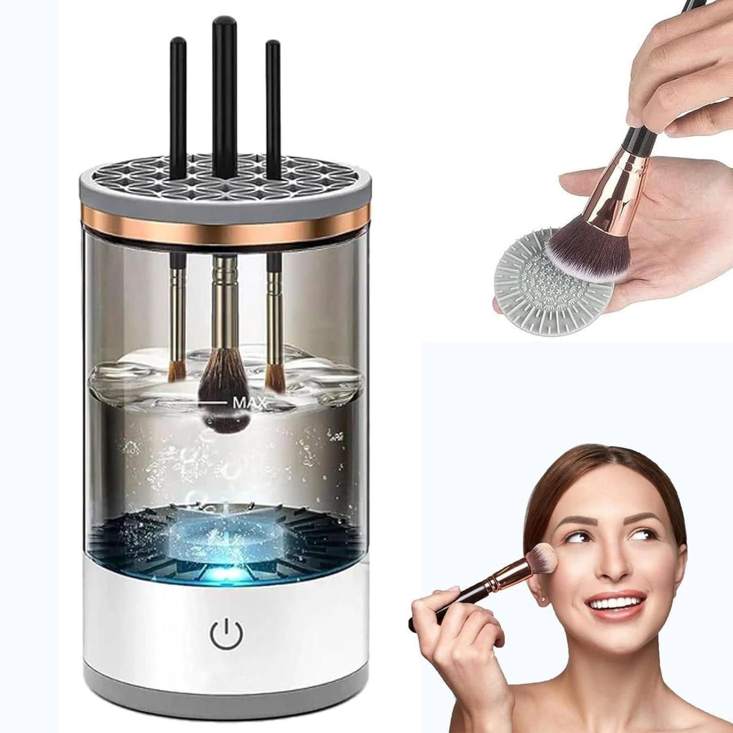 Make Up Brush Cleaner,Electric Brush Cleaner, USB Rechargeable
