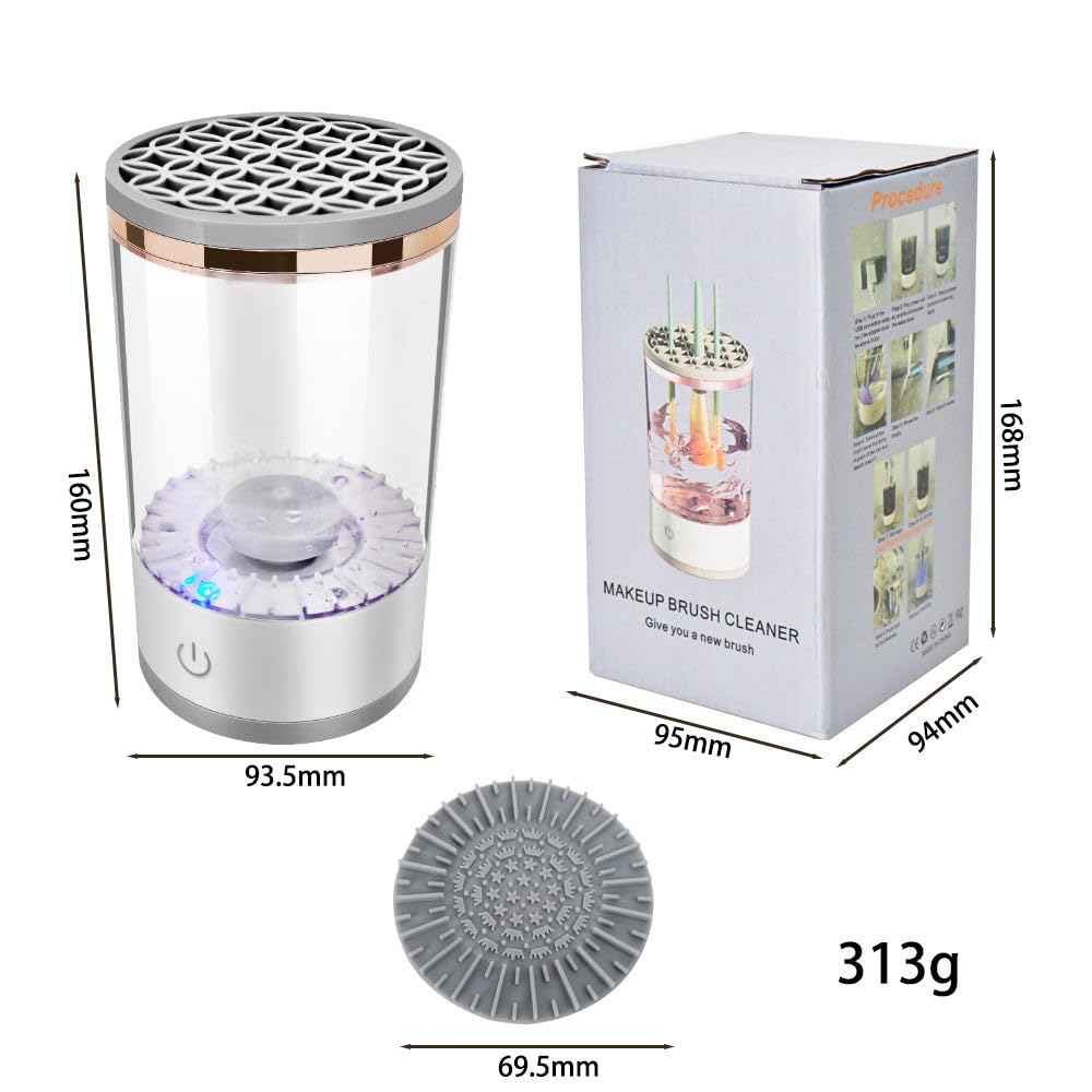 Make Up Brush Cleaner,Electric Brush Cleaner, USB Rechargeable