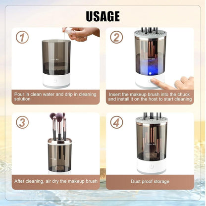 Make Up Brush Cleaner,Electric Brush Cleaner, USB Rechargeable